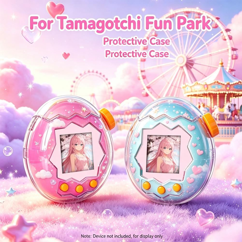 Tamagotchi Electronic Pet Virtual - Funda protectora transparente de policarbonato para