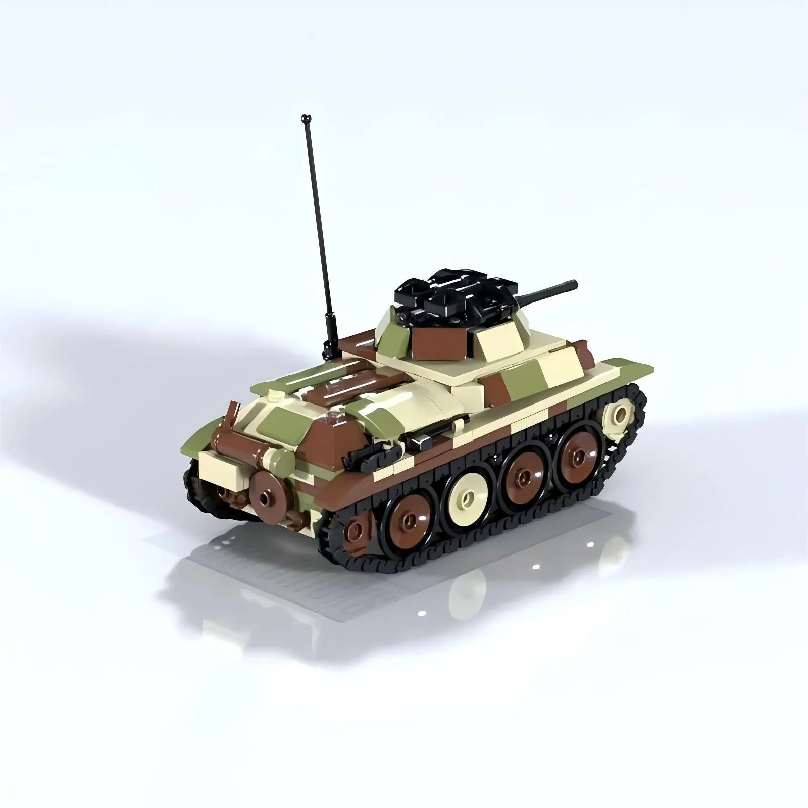 Lego Compatible Military Tank - Bloques de construcción de vehículos de