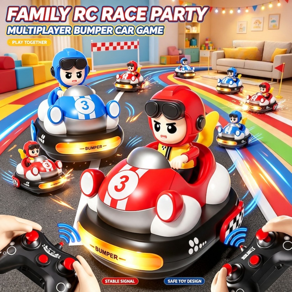 Remote Control Toys - Coche de Choque Teledirigido de Dibujos