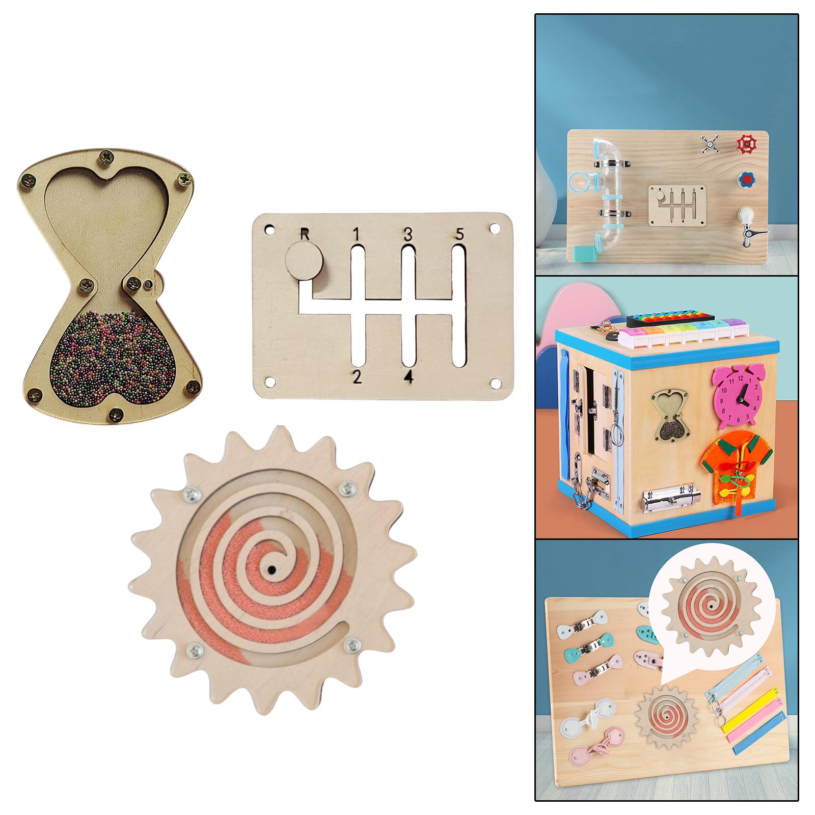 Accesorio para tablero de acti - Montessori Wooden Busy Board Toddler reseña y precio