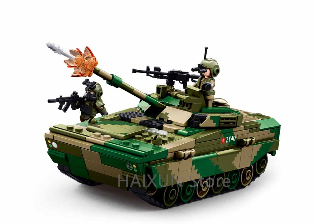 Bloques de Construcción Sluban - Lego Compatible Military Tank reseña y precio