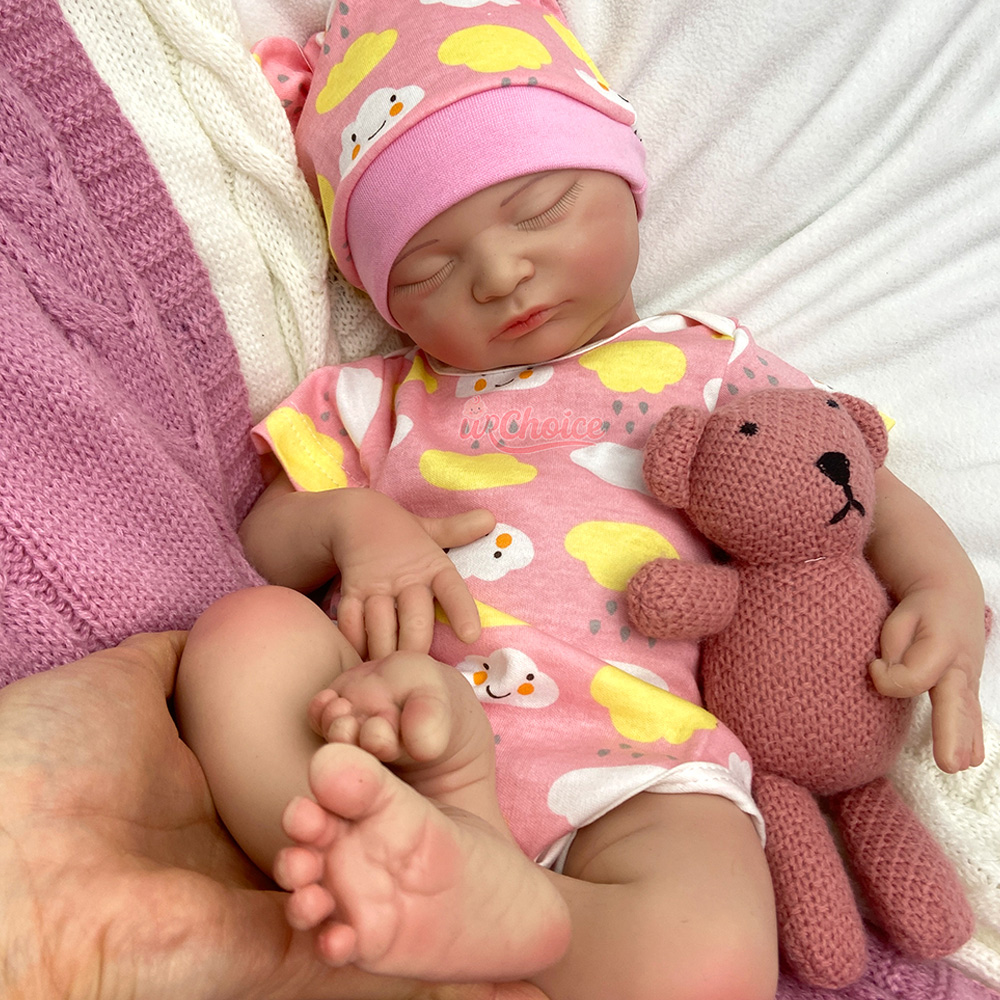 Muñeca Reborn de silicona suav - Reborn Baby Doll Silicone Realistic reseña y precio
