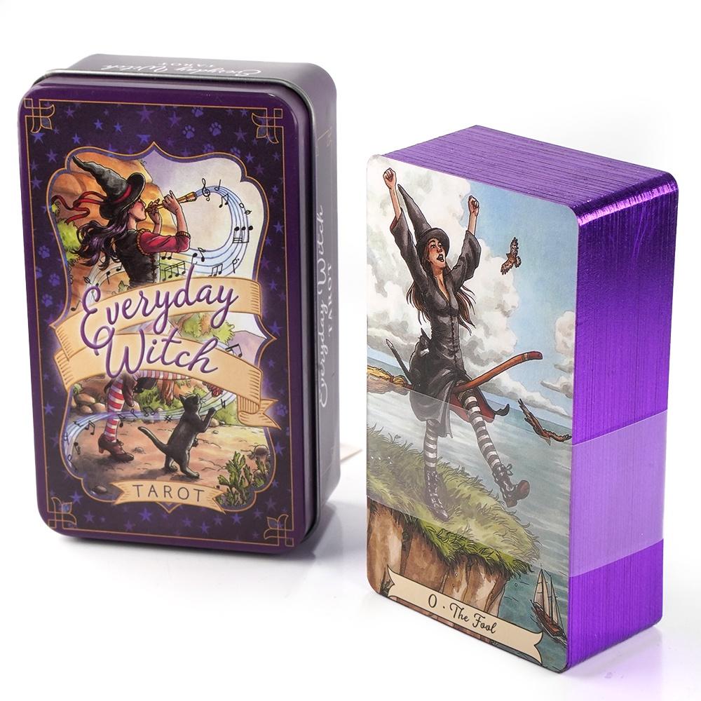 Tarot de bruja diario de 10,3x - Tarot Cards Deck With Guidebook reseña y precio