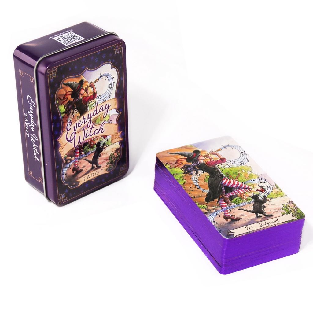 Tarot de bruja diario de 10,3x - Tarot Cards Deck With Guidebook reseña y precio